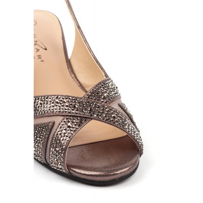 Lunar Emmerline wedge sandal - pewter - Kirbys Footwear Ltd