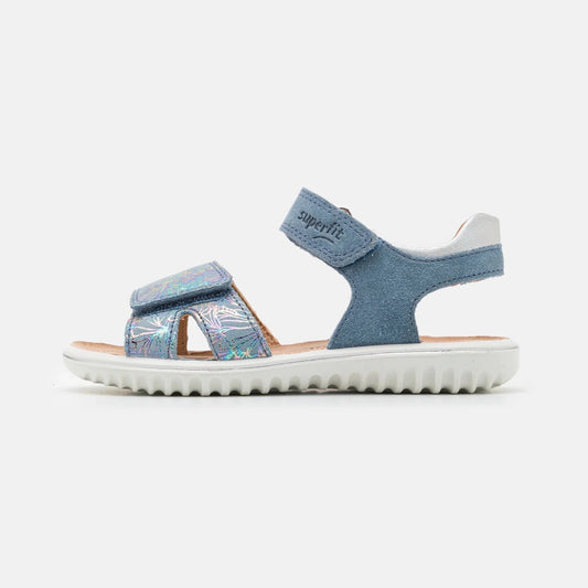 SuperFit sparkle sandal blue silver