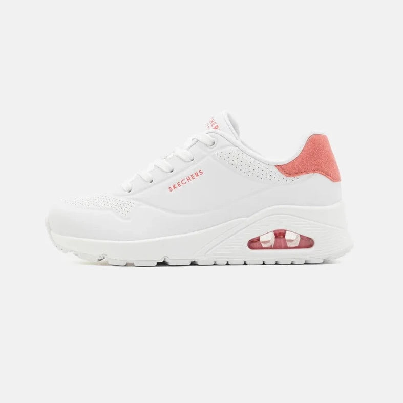 Skechers Uno pop back - white coral