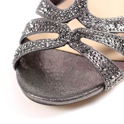 Lunar Francie sandal - pewter - wide fit - Kirbys Footwear Ltd