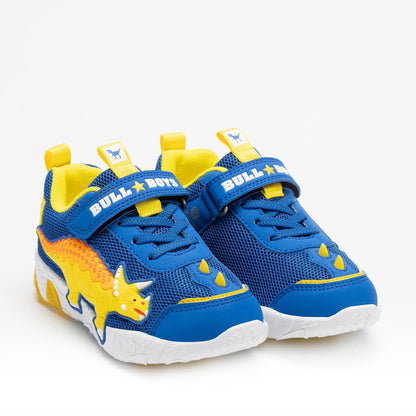 Bull Boys triceratops blue - lights