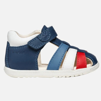 Geox Macchia sandal navy red - Kirbys Footwear Ltd