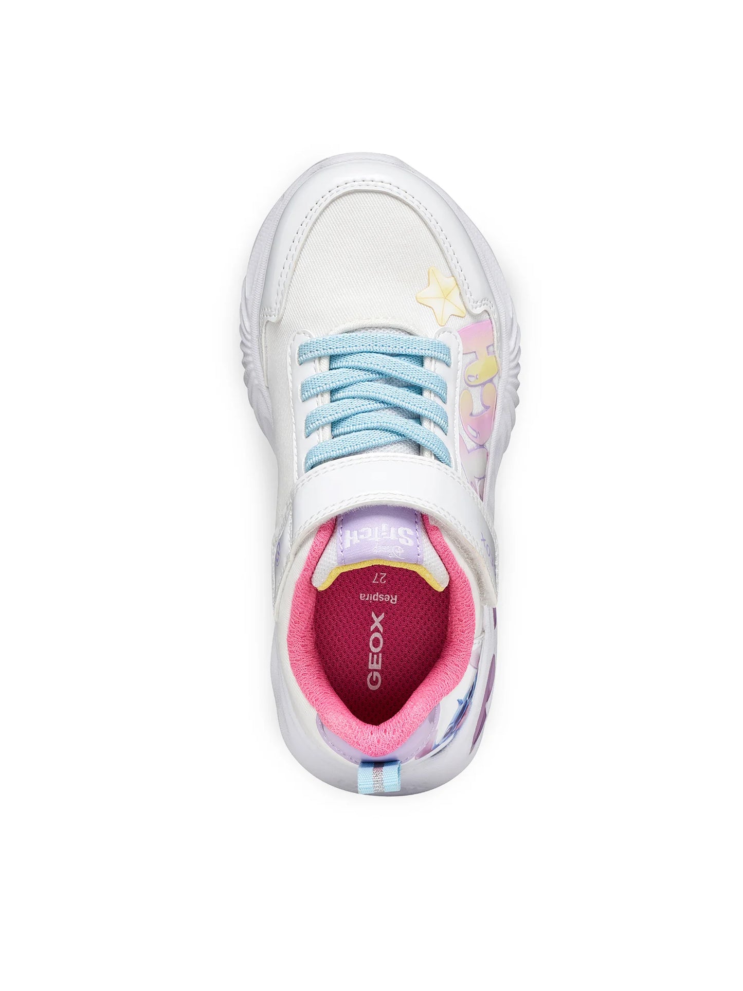 Geox Assister Stitch white multicolour - Kirbys Footwear Ltd