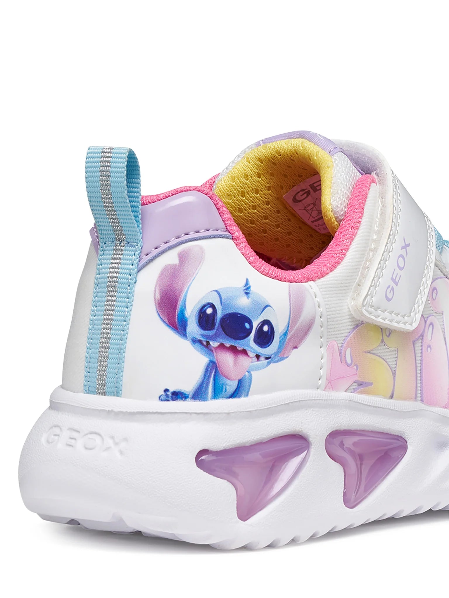 Geox Assister Stitch white multicolour - Kirbys Footwear Ltd