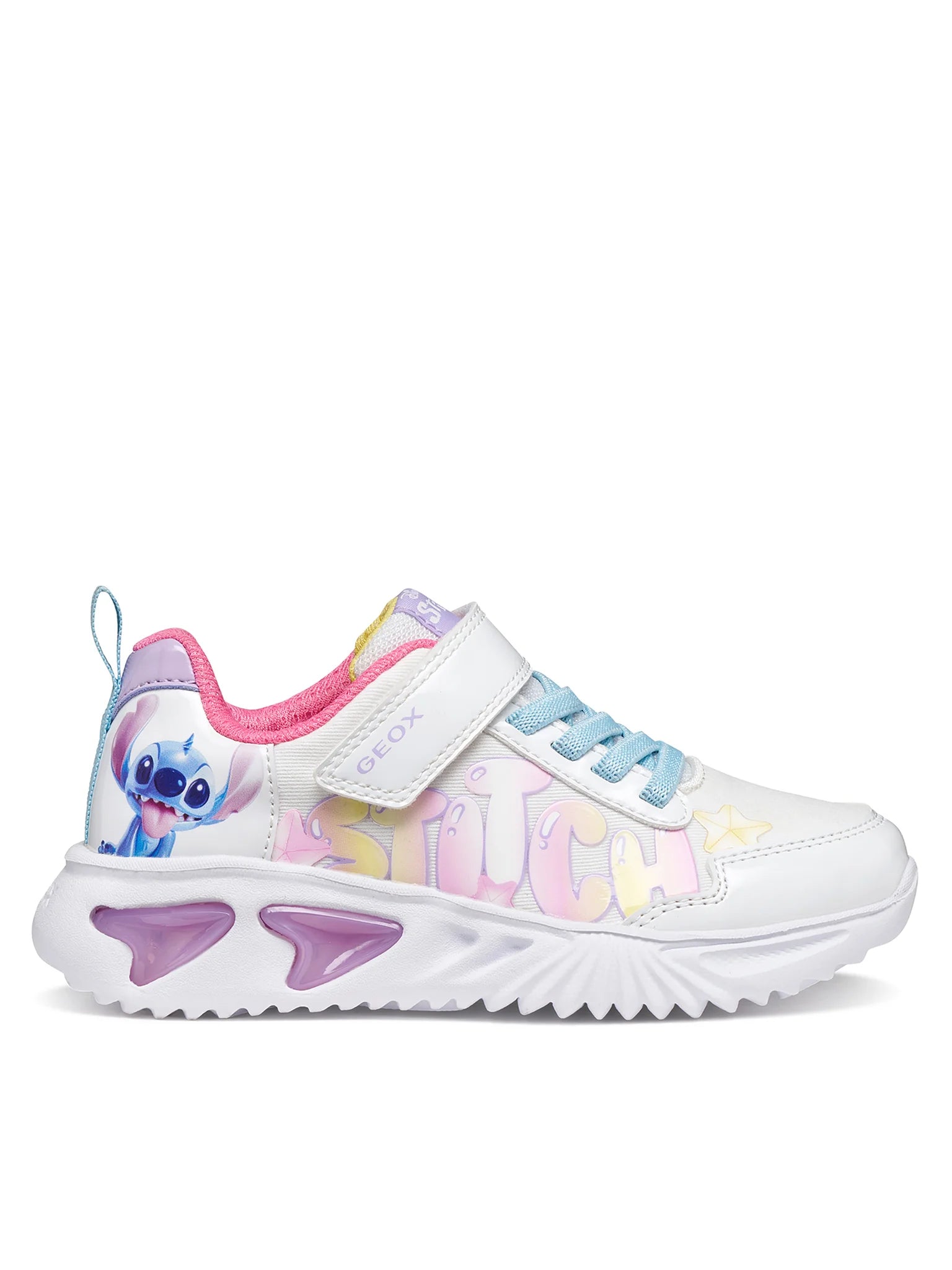 Geox Assister Stitch white multicolour - Kirbys Footwear Ltd