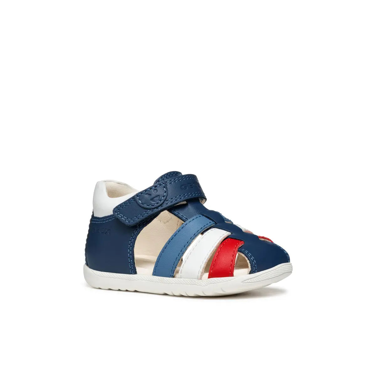 Geox Macchia sandal navy red - Kirbys Footwear Ltd