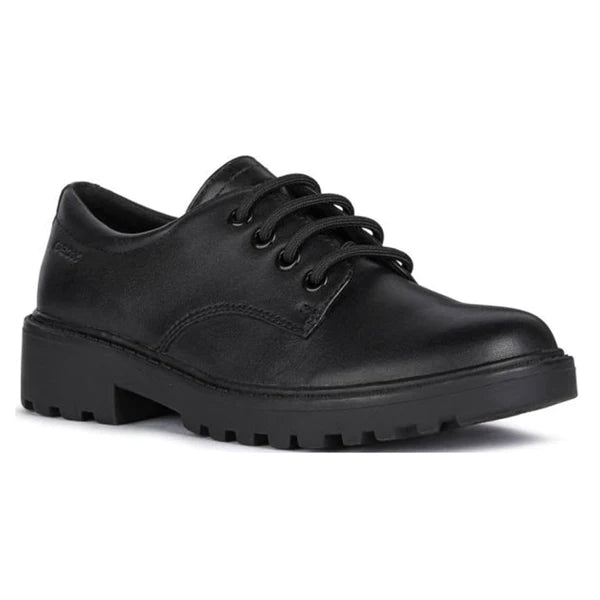 Geox Casey black leather lace