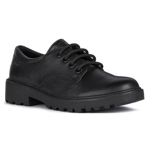 Geox Casey black leather lace