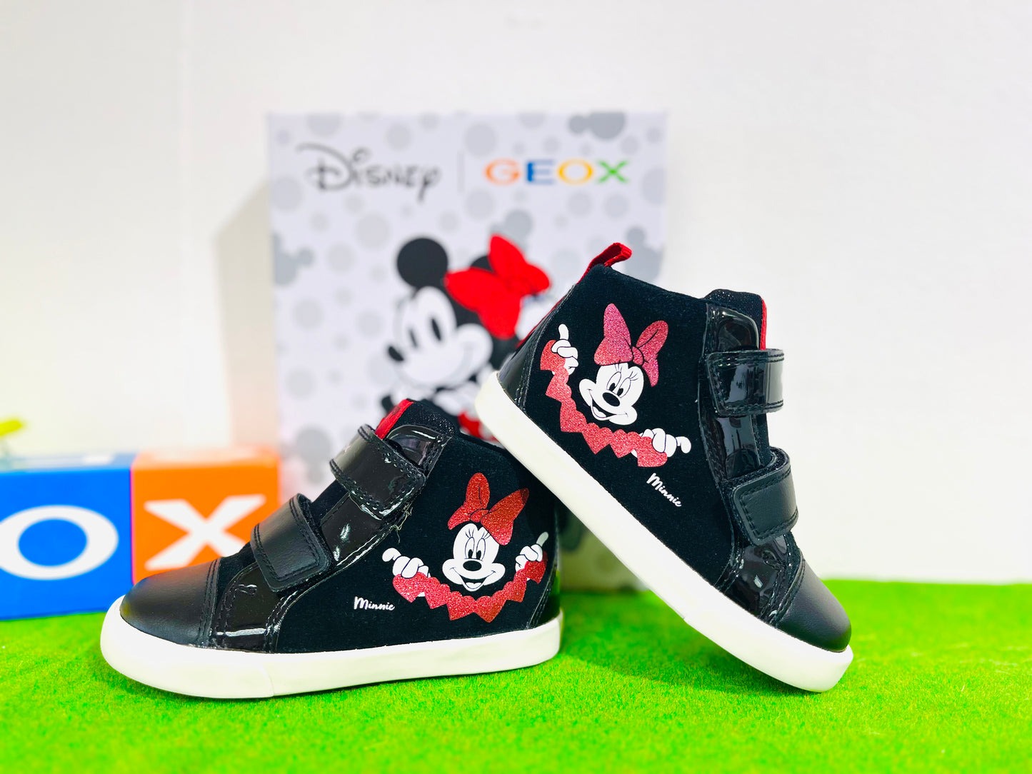 Geox Kilwi boot black red - Minnie Mouse