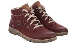 Josef Seibel Steffi boot waterproof burgundy – side view