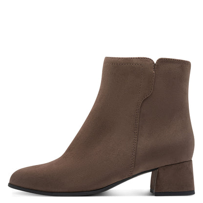 Jana 25364 ladies stone ankle boot side view