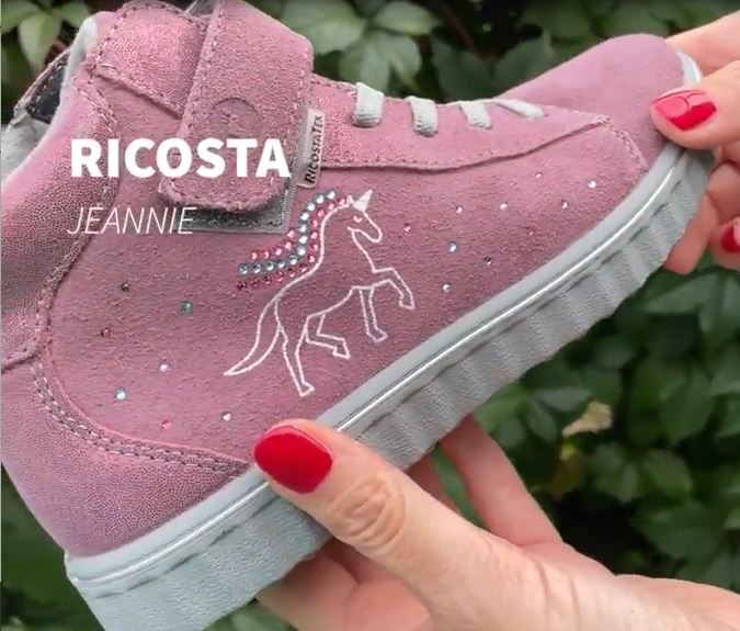 Ricosta Jeannie lilac waterproof boot