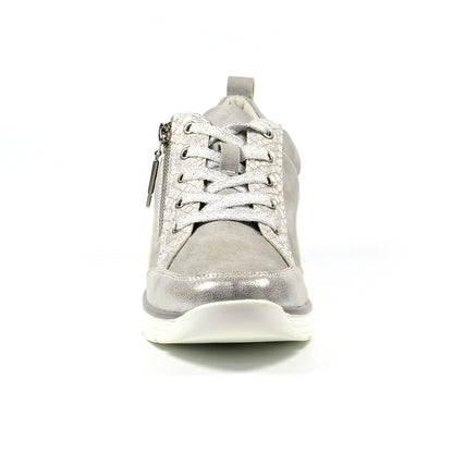 Lunar Kiley silver trainer