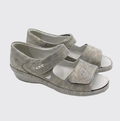 Dubarry Suave Yolanda sandal platinum - Kirbys Footwear Ltd
