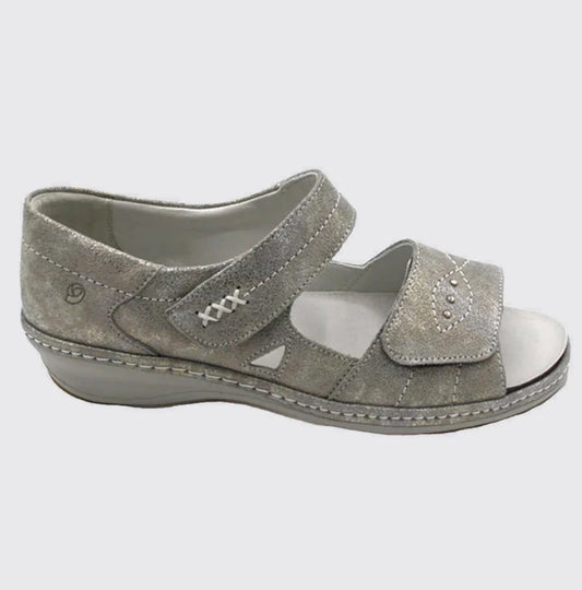 Dubarry Suave Yolanda sandal platinum - Kirbys Footwear Ltd