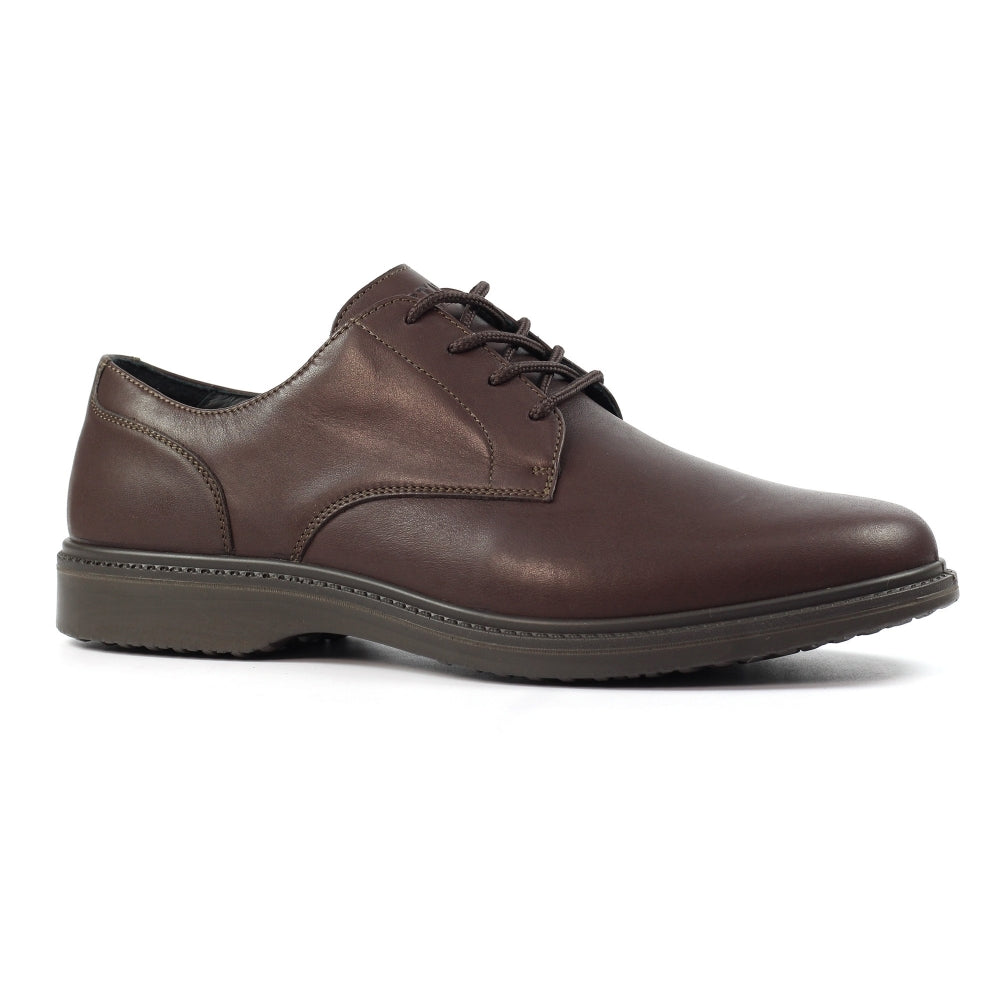 Gri-Sport Legacy brown leather lace shoe – detail view