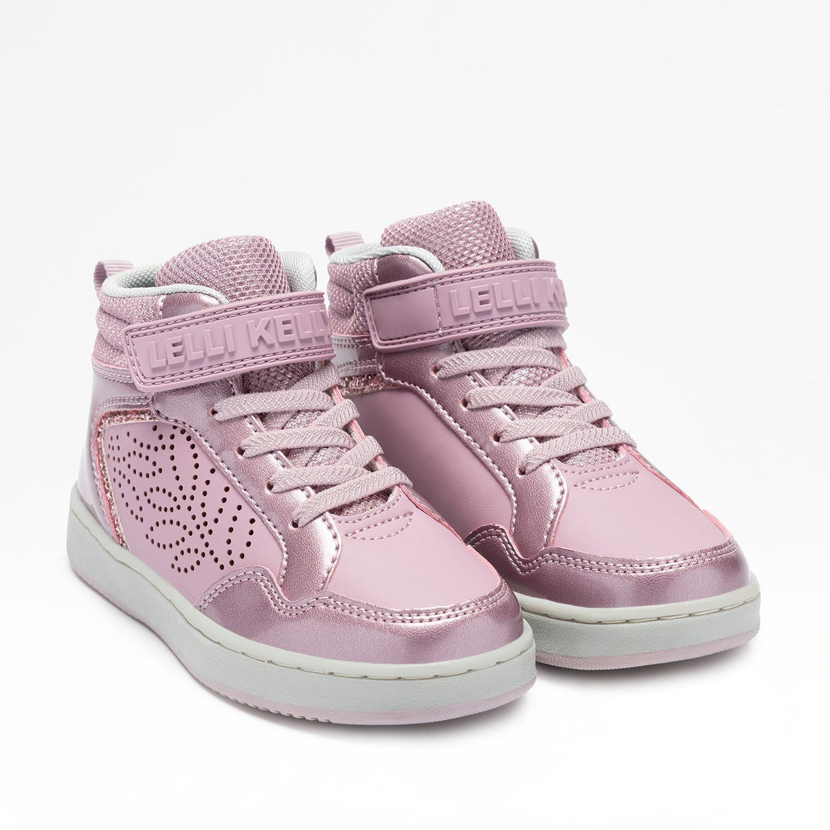 Lelli Kelly Odette Cipria pink trainers pair view