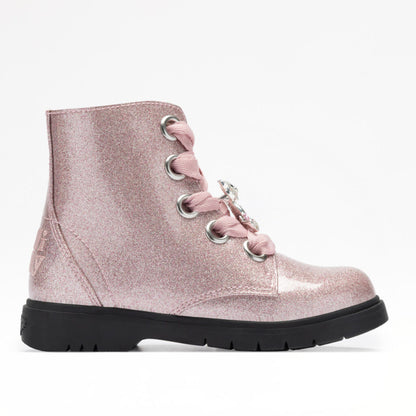 Lelli Kelly Orsetto pink glitter girls boot side view
