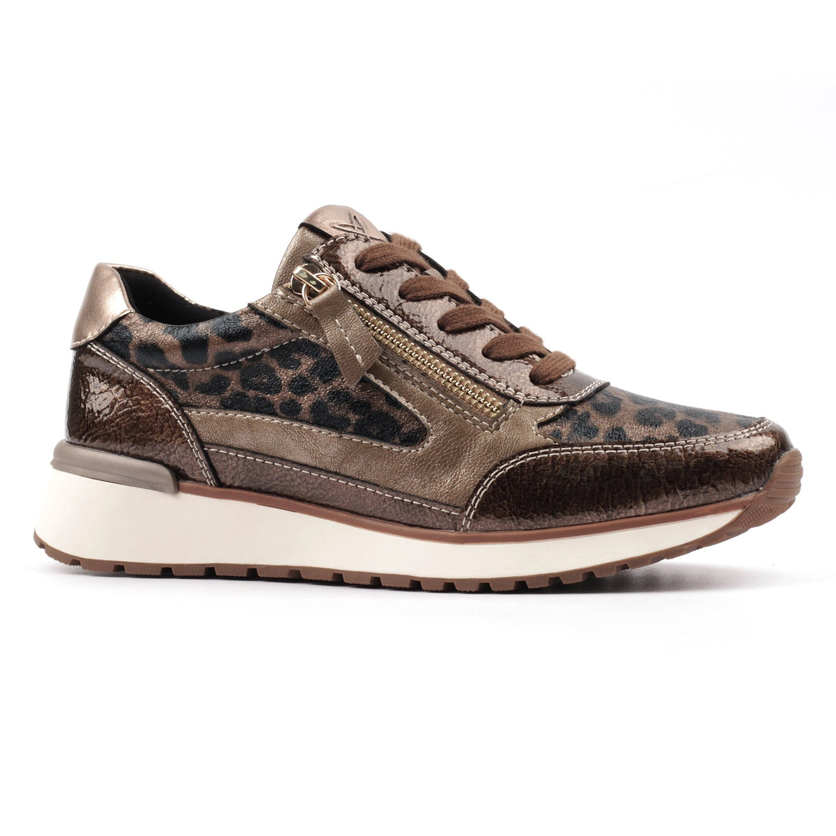 Lunar Sally Taupe ladies trainer