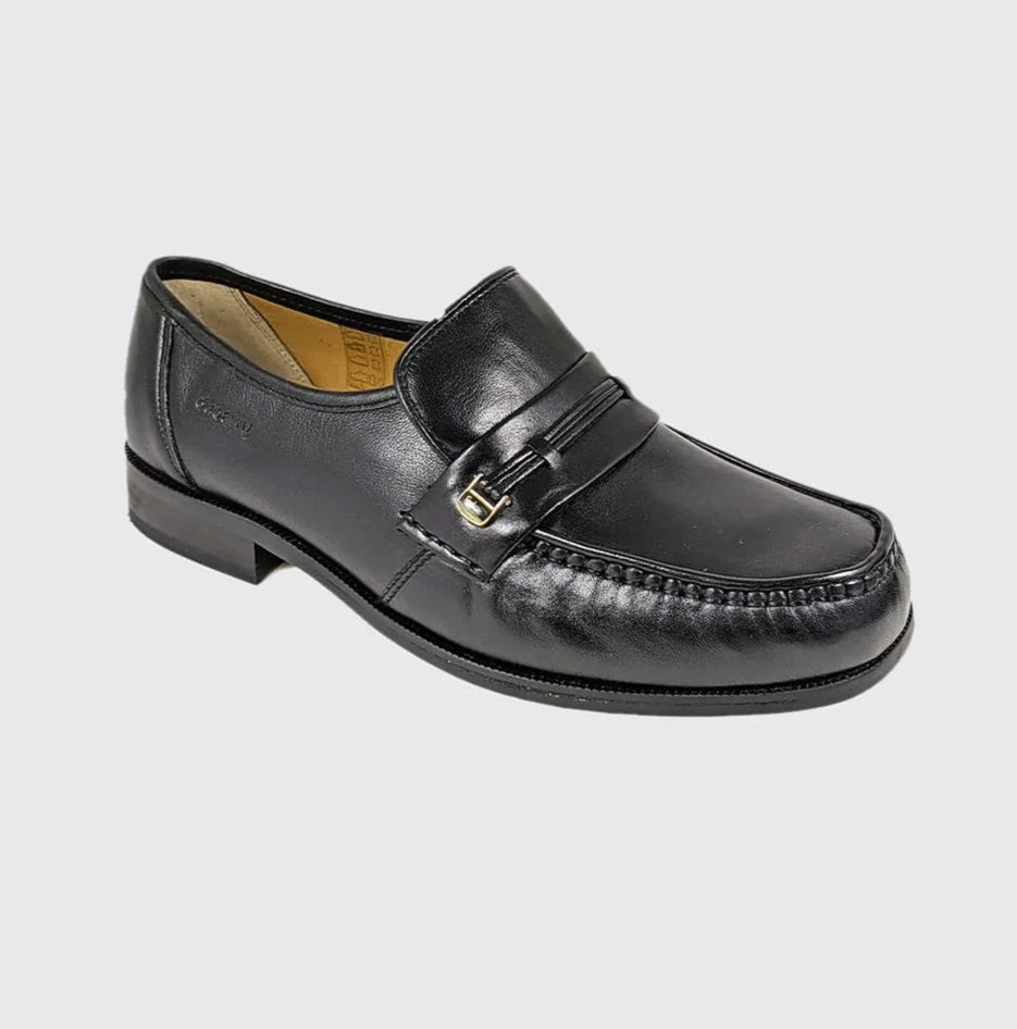 Dubarry Darwin slip on leather sole - black