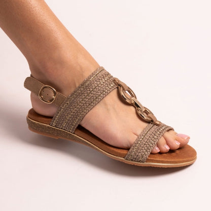 Lunar Mila sandal - khaki