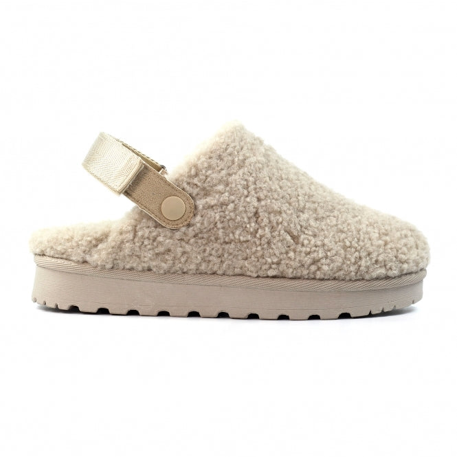 Lunar slipper Naples beige - Kirbys Footwear Ltd