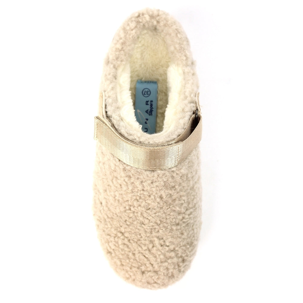 Lunar slipper Naples beige - Kirbys Footwear Ltd