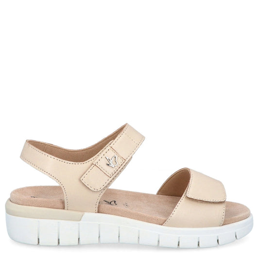 Caprice sandal cream leather 28701