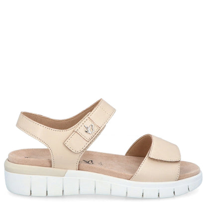 Caprice sandal cream leather 28701