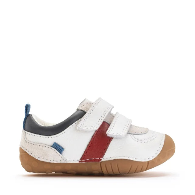 Start-Rite Zap pre walker white leather - Kirbys Footwear Ltd