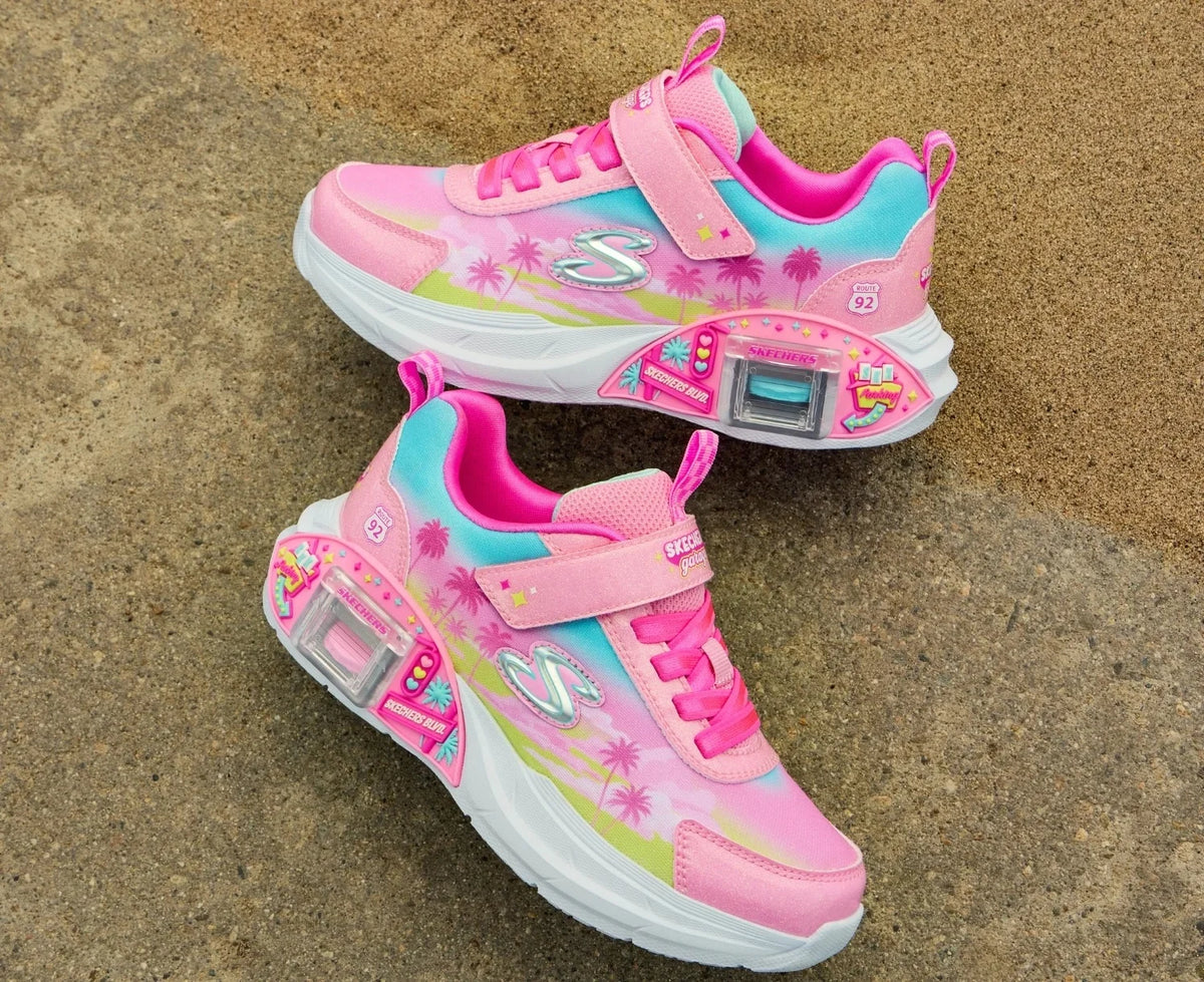 Skechers Garage Glam Racer pink multi pair