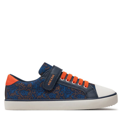 Geox Gisli canvas navy orange