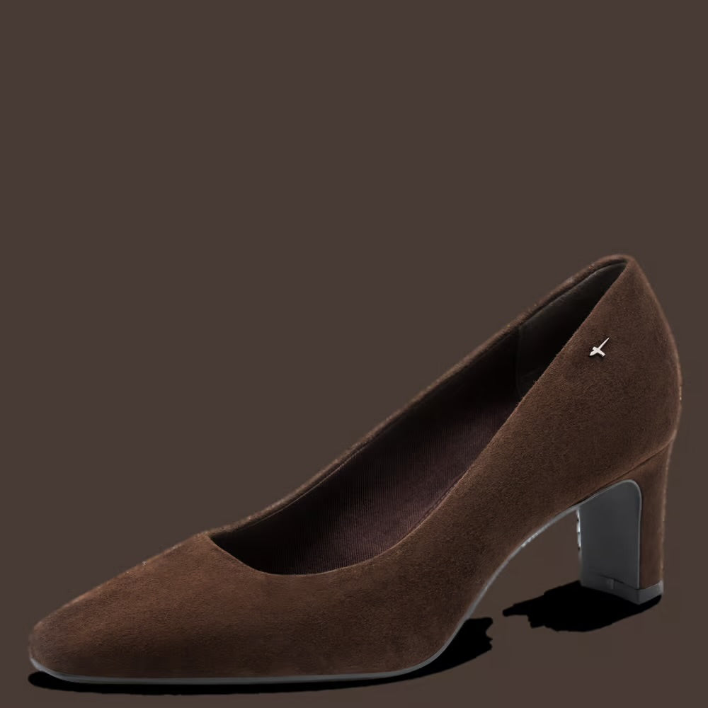 Tamaris 1-22455-47-304 Mocca leather court shoe side view