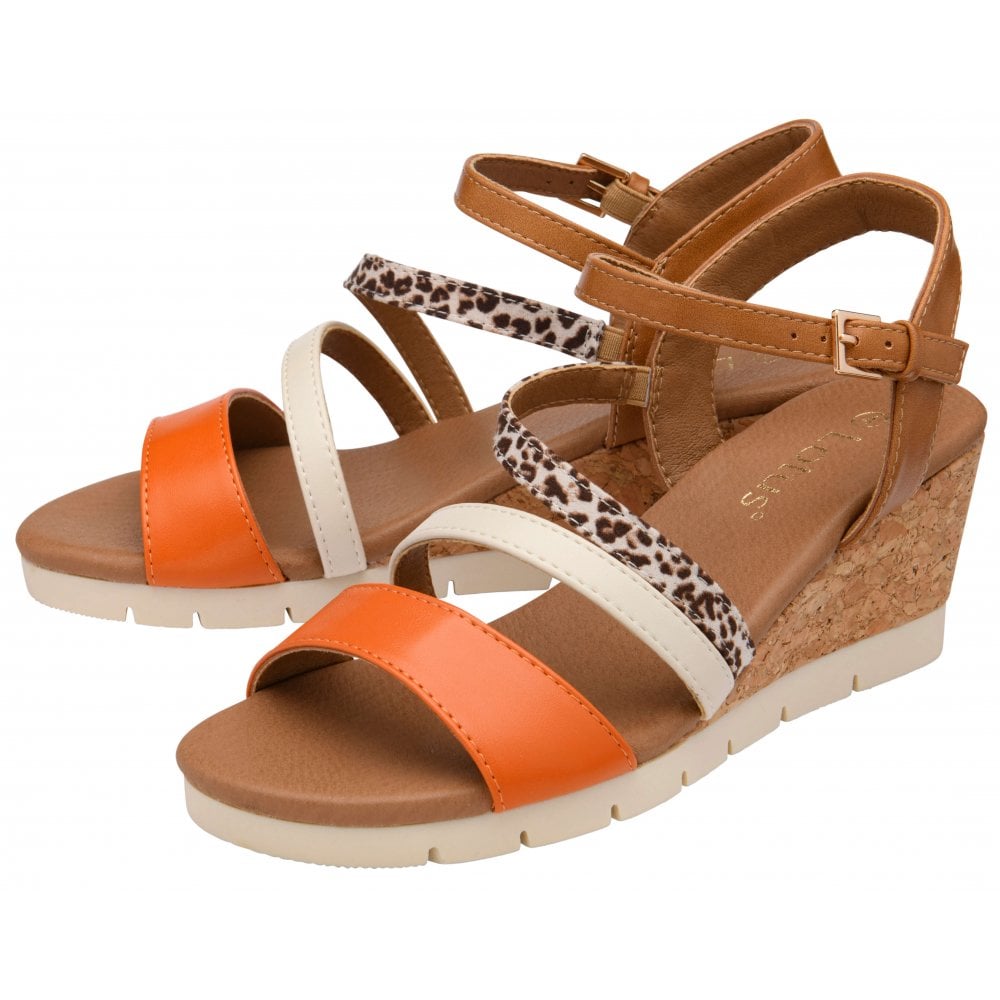 Lotus Kitty sandal tan orange - Kirbys Footwear Ltd