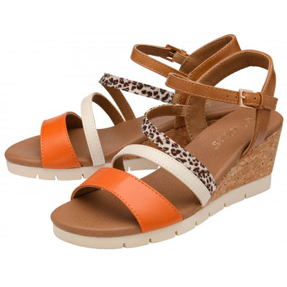Lotus Kitty sandal tan orange - Kirbys Footwear Ltd