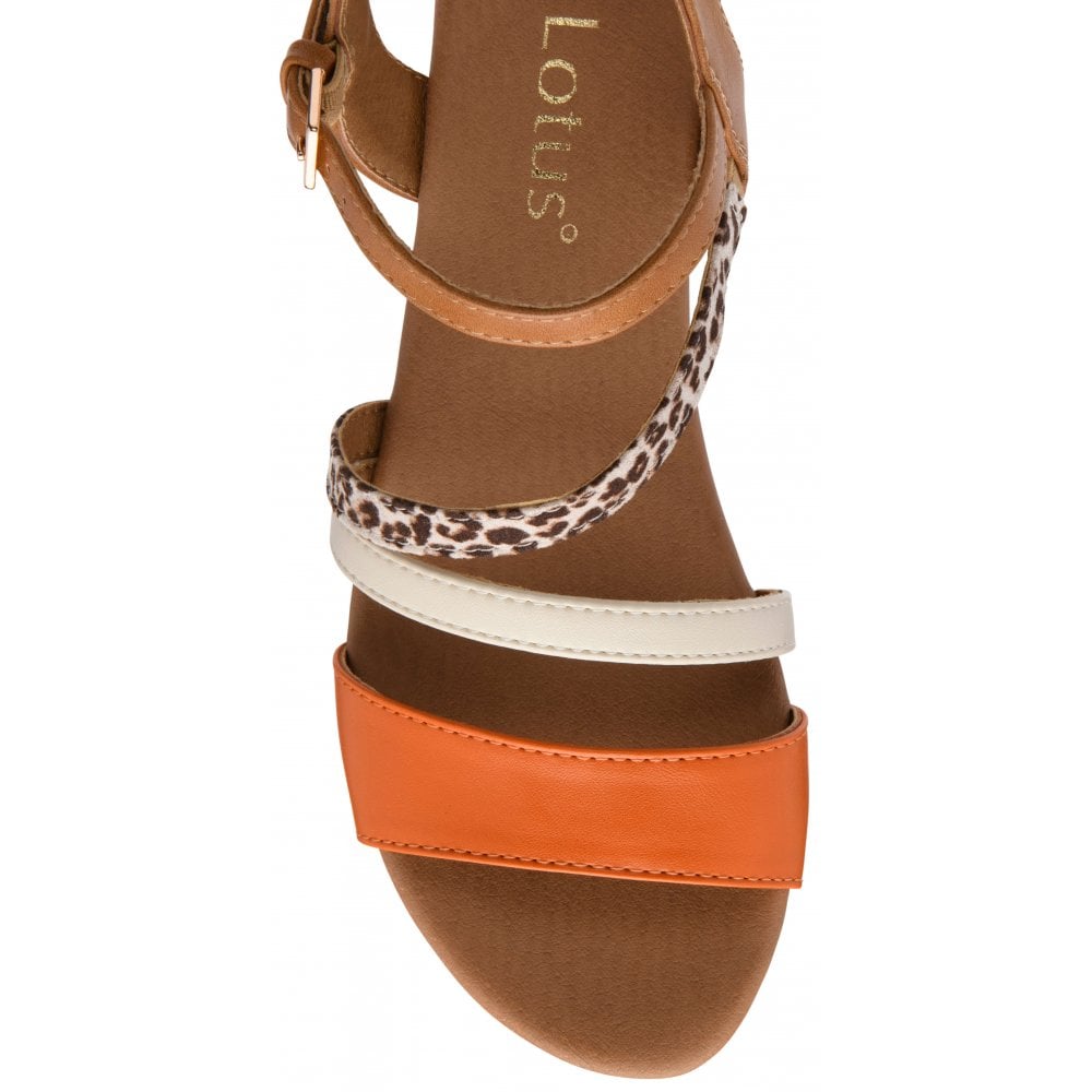 Lotus Kitty sandal tan orange - Kirbys Footwear Ltd