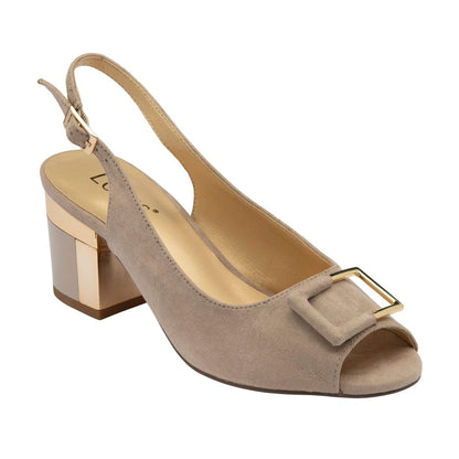 Lotus Elena taupe suede sandal - Kirbys Footwear Ltd