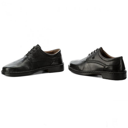 Josef Seibel Talcott black leather - wide fit - Kirbys Footwear
