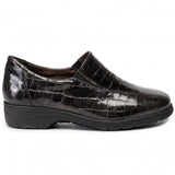 Caprice 24351 - black croc - Kirbys Footwear