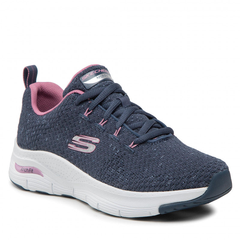 Skechers Arch Fit glee for all navy pink