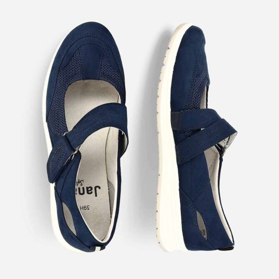 Jana navy strap 24663 - Kirbys Footwear Ltd