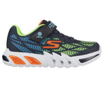 Skechers Flex Glow Verlo navy orange lights