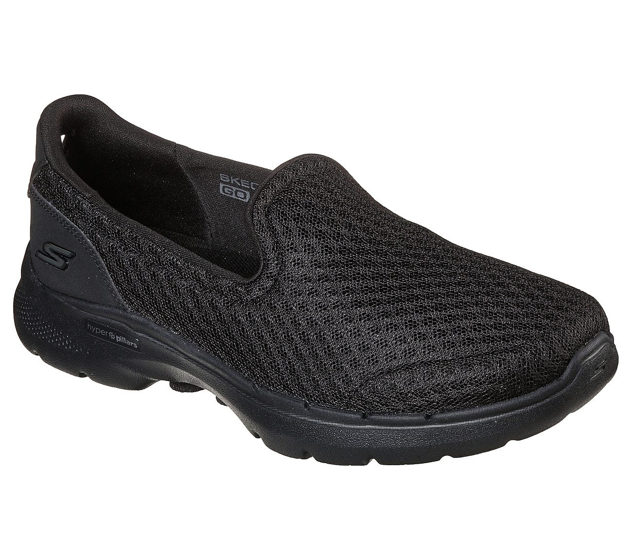 Skechers Go Walk 6 - big splash - black - Kirbys Footwear Ltd
