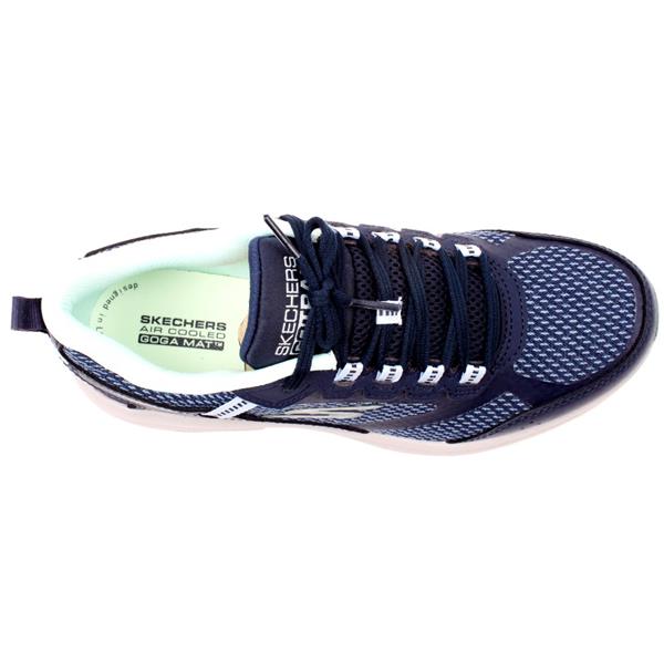 Skechers go run trail navy turquoise