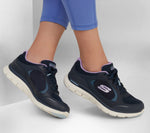 Skechers flex appeal waterproof navy