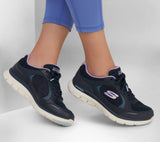 Skechers flex appeal waterproof navy
