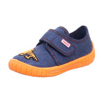 SuperFit Bill canvas navy orange - Kirbys Footwear Ltd