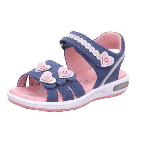 SuperFit Emily sandal navy pink - Kirbys Footwear Ltd