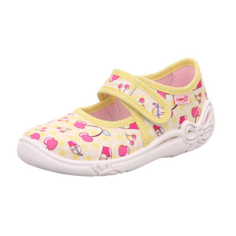 SuperFit Belinda canvas lemon cherry - Kirbys Footwear Ltd