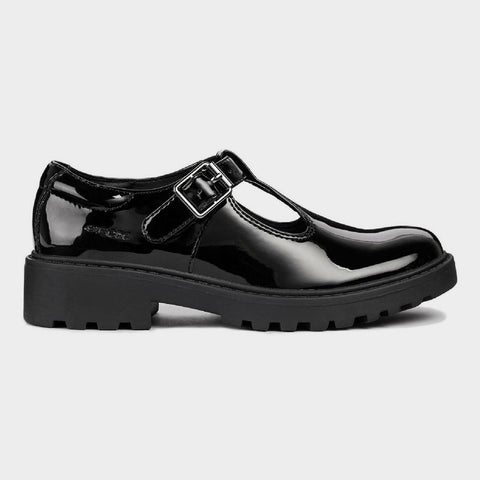 Geox Casey black patent